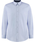 Kustom Kit Contrast Premium Oxford Shirt (button-down Collar) Long-sleeved (tailored Fit) – Custom Embroidered & Printed Shirts