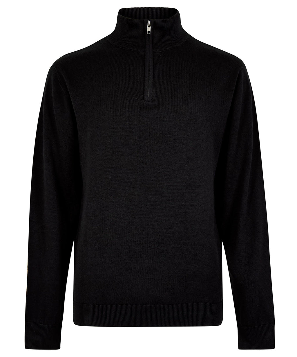 Kustom Kit Regular Fit Arundel 1/4-zip Sweater Garment – Custom Embroidered & Printed Knitted Jumpers
