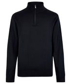 Kustom Kit Regular Fit Arundel 1/4-zip Sweater Garment – Custom Embroidered & Printed Knitted Jumpers