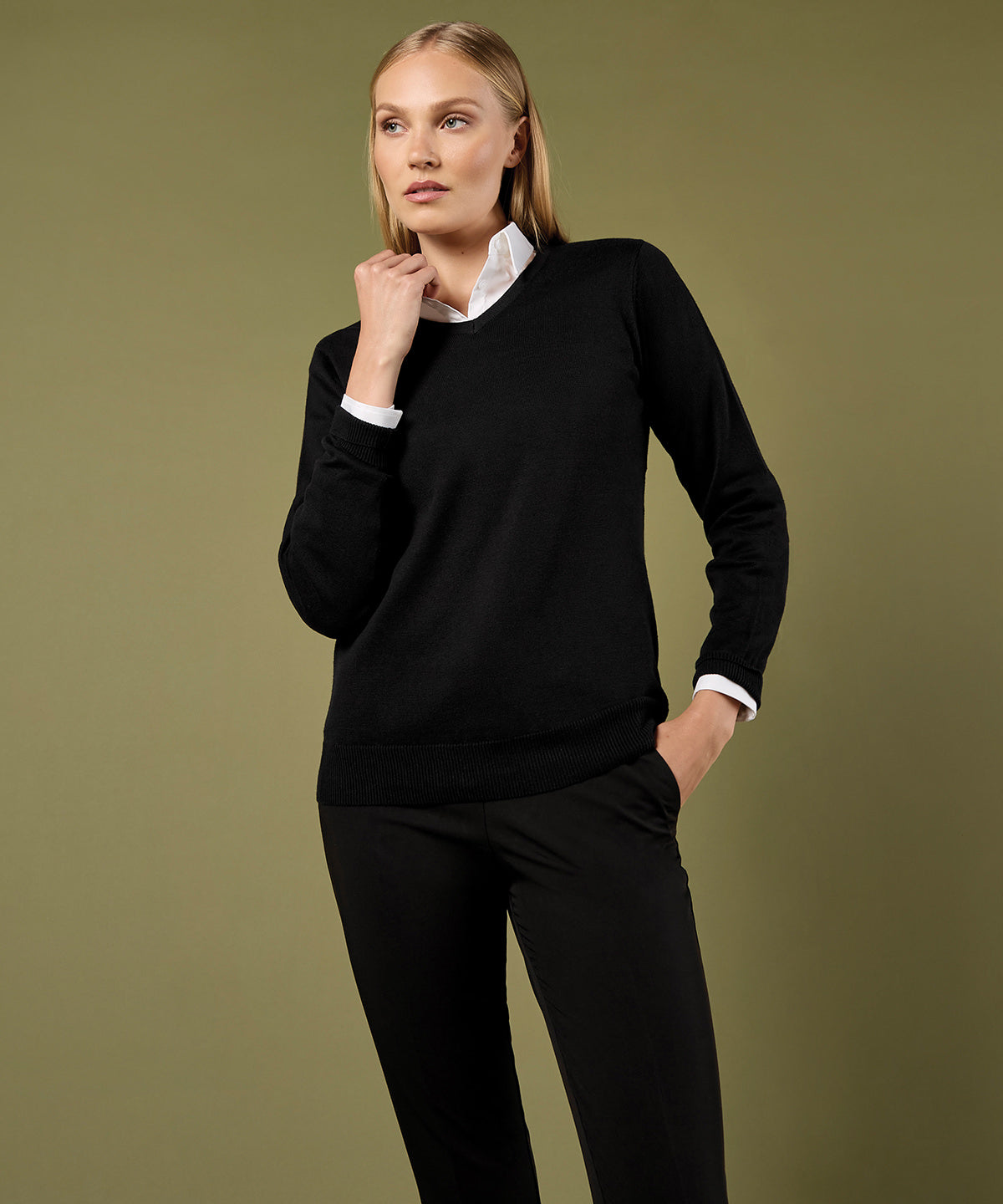 Kustom Kit Women's Arundel Sweater Long Sleeve (classic Fit) Garment