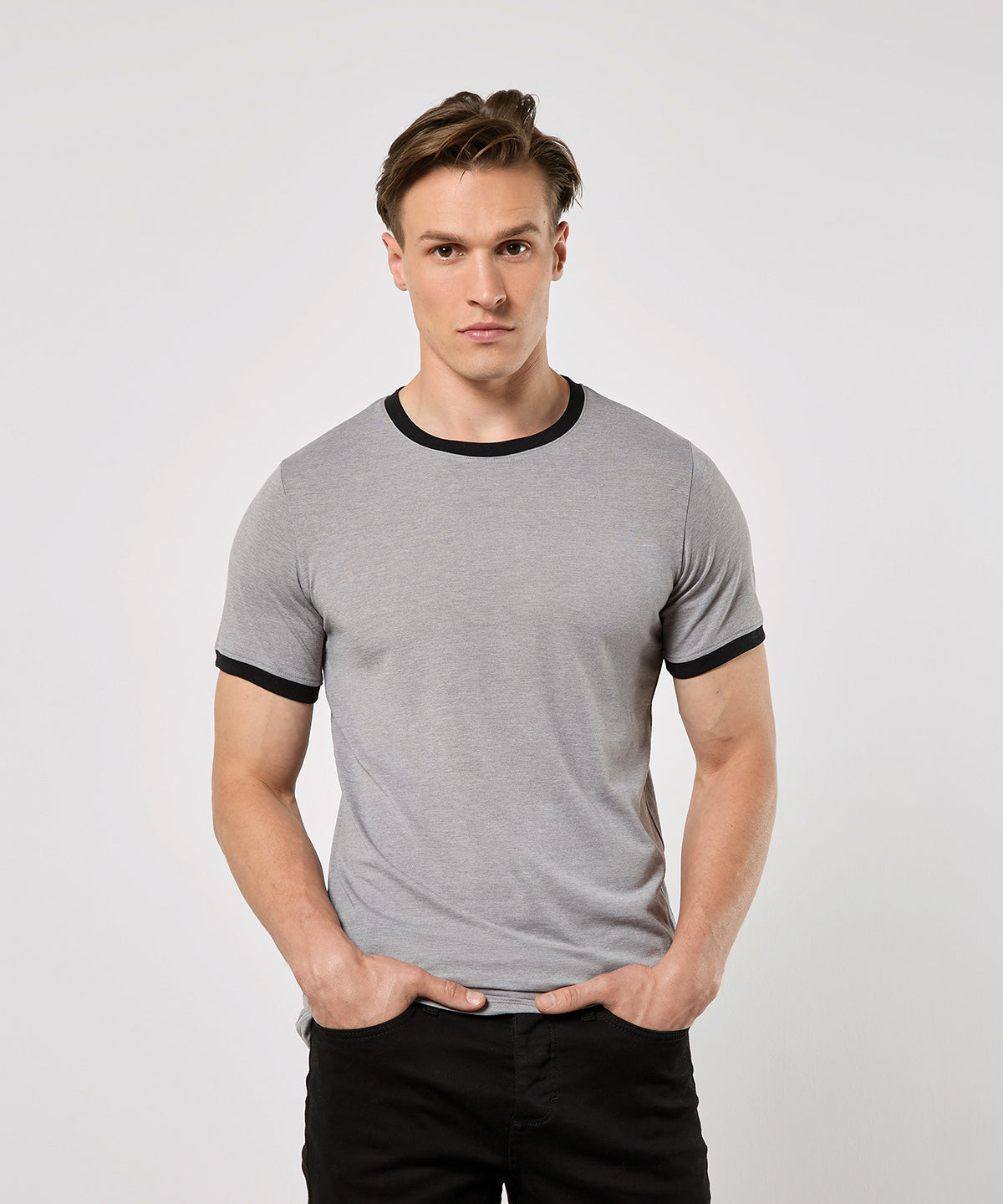 Kustom Kit Fashion Fit Ringer Tee