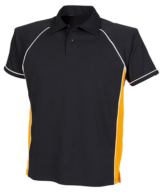 Finden & Hales Piped Performance Polo Shirt – Custom Embroidered & Printed Polo Shirts
