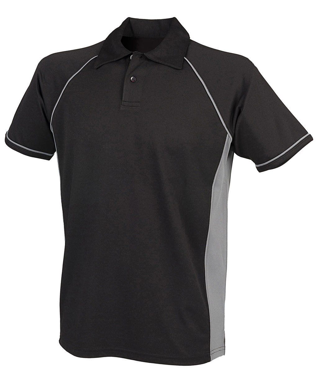Finden & Hales Piped Performance Polo Shirt – Custom Embroidered & Printed Polo Shirts