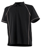 Finden & Hales Piped Performance Polo Shirt – Custom Embroidered & Printed Polo Shirts