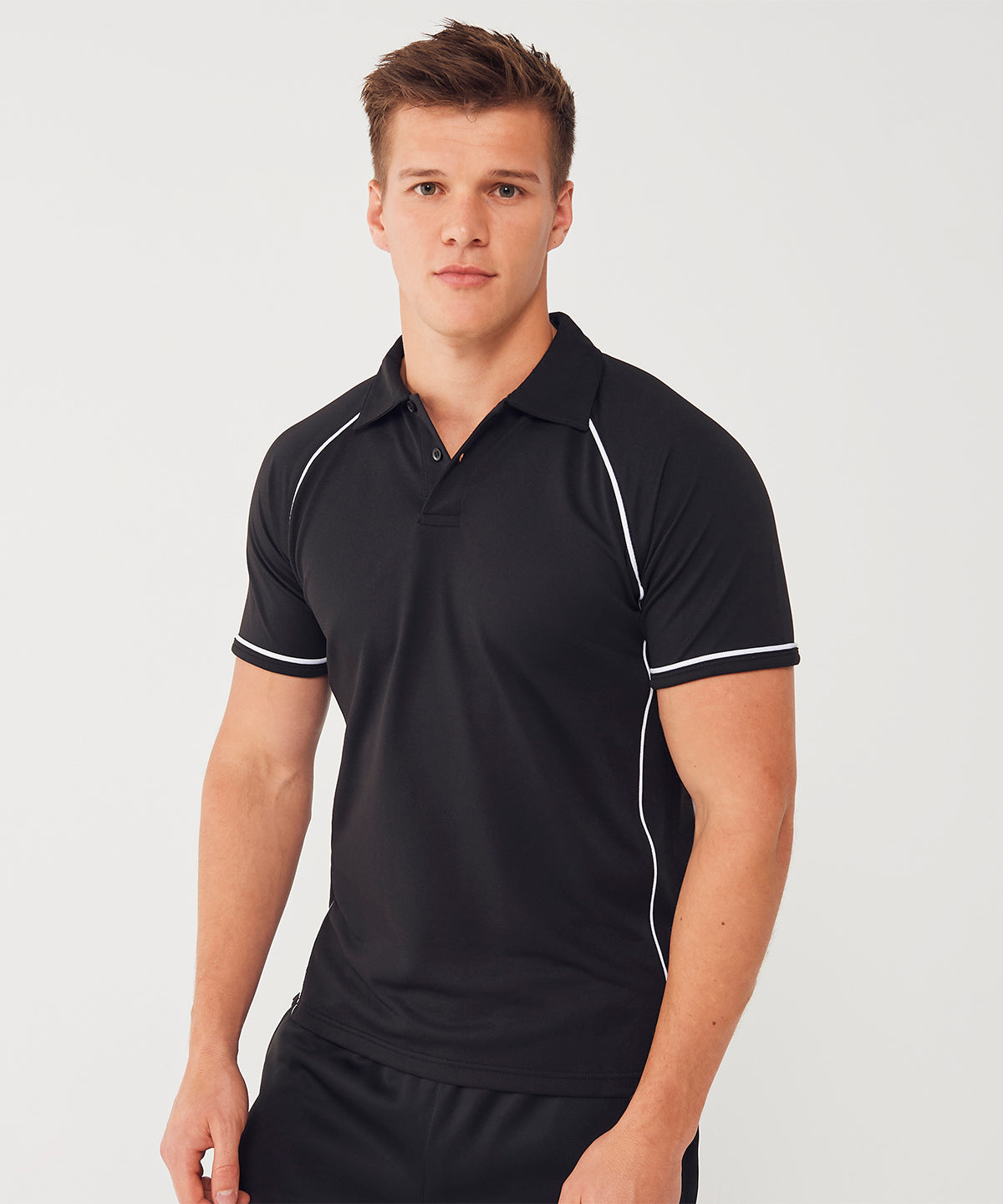 Finden & Hales Piped Performance Polo Shirt – Custom Embroidered & Printed Polo Shirts