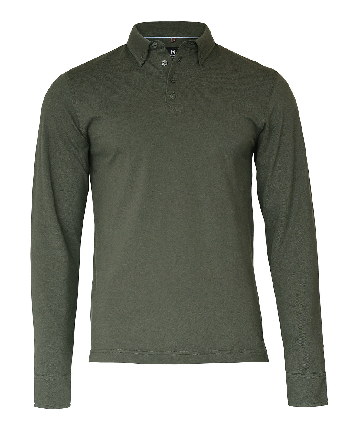Nimbus Carlington – Deluxe Long Sleeve Polo Shirt – Custom Embroidered & Printed Polo Shirts