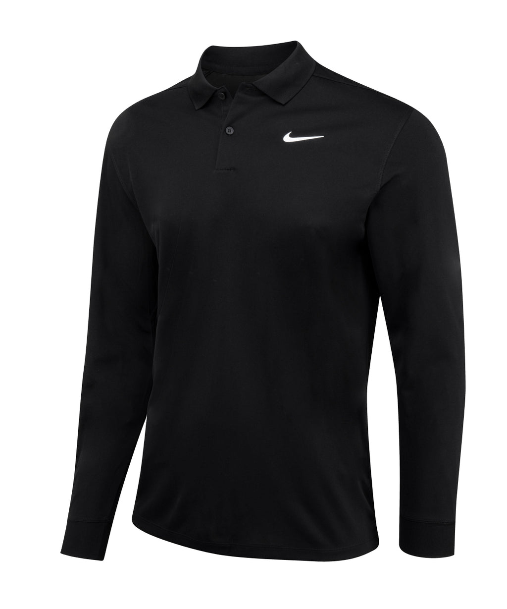 Nike Dri-FIT Victory Solid Long Sleeve Polo Shirt – Custom Embroidered & Printed Polo Shirts