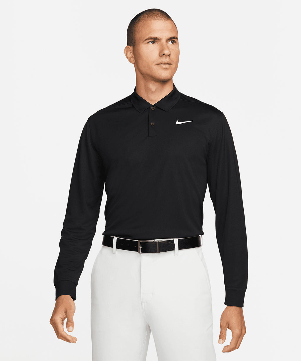 Nike Dri-FIT Victory Solid Long Sleeve Polo Shirt