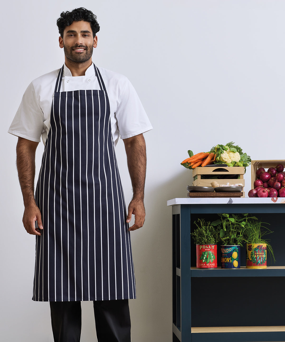 Premier Striped Bib Apron Garment