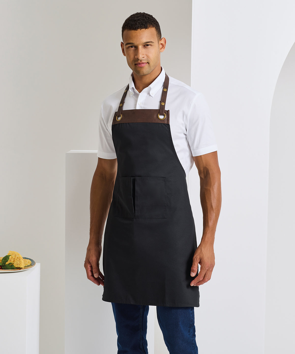 Premier Espresso Bib Apron Garment
