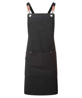 Premier Clip ‘n’ Clasp Cross-back Bib Apron Garment – Custom Embroidered & Printed Aprons