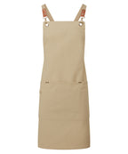 Premier Clip ‘n’ Clasp Cross-back Bib Apron Garment – Custom Embroidered & Printed Aprons