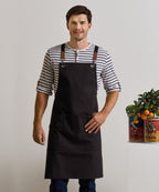 Premier Clip ‘n’ Clasp Cross-back Bib Apron Garment – Custom Embroidered & Printed Aprons