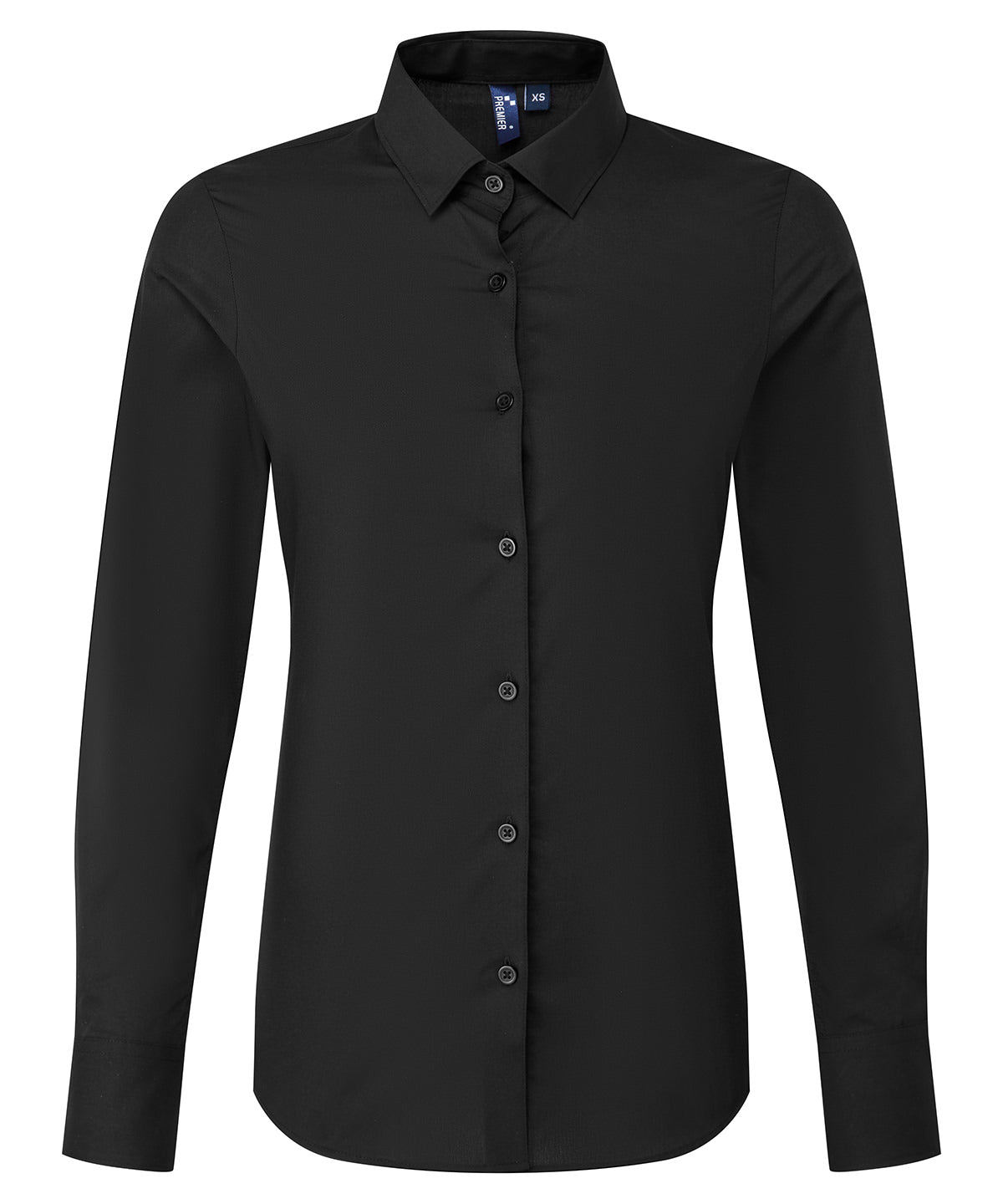 Premier Women’s Long Sleeve ‘Recyclight’ Poplin Shirt – Custom Embroidered & Printed Shirts