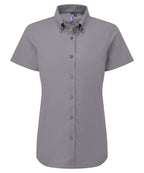 Premier Women’s ‘Supreme’ Oxford Short Sleeve Shirt – Custom Embroidered & Printed Shirts