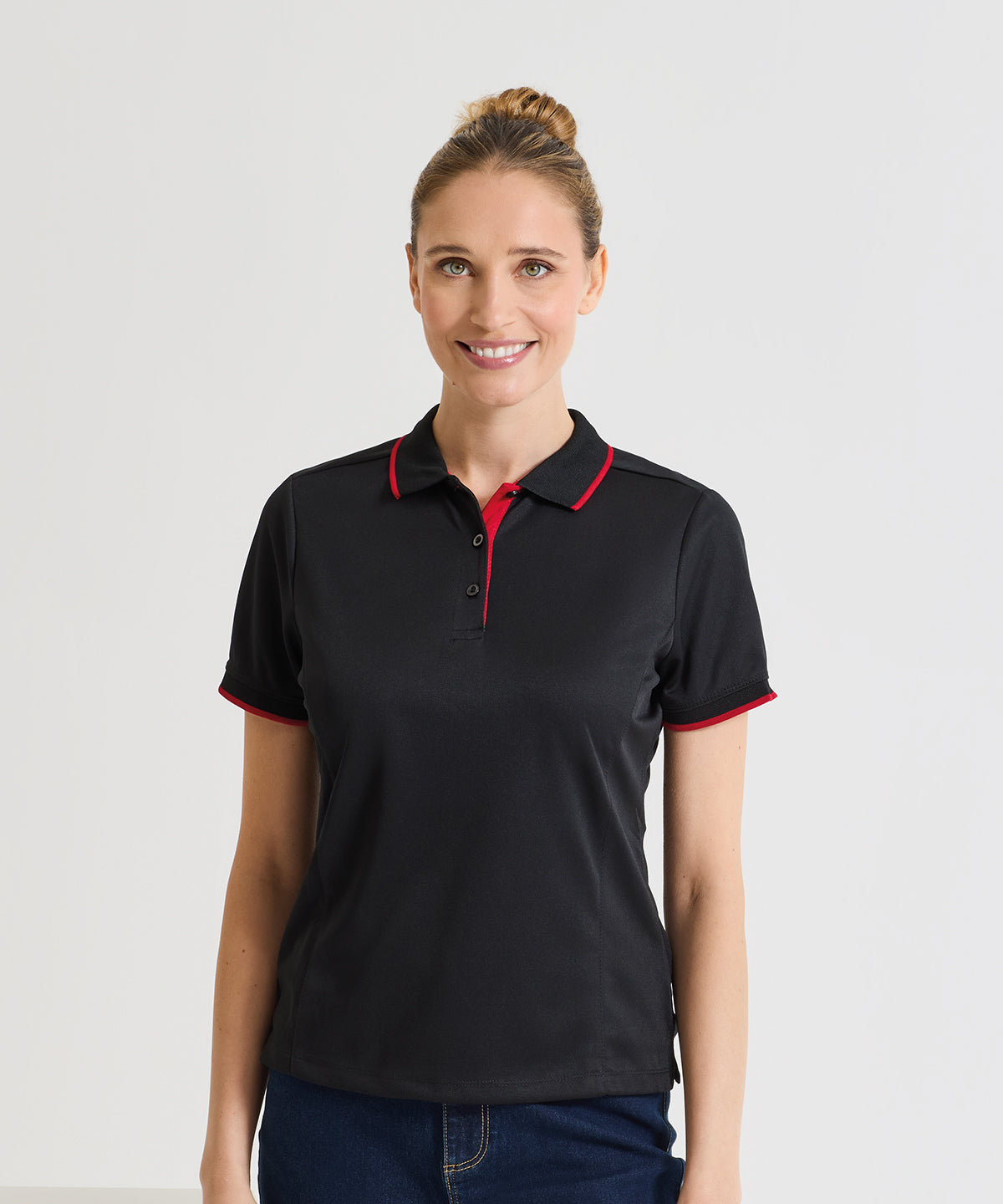 Premier Women's Contrast Coolchecker® Polo Shirt