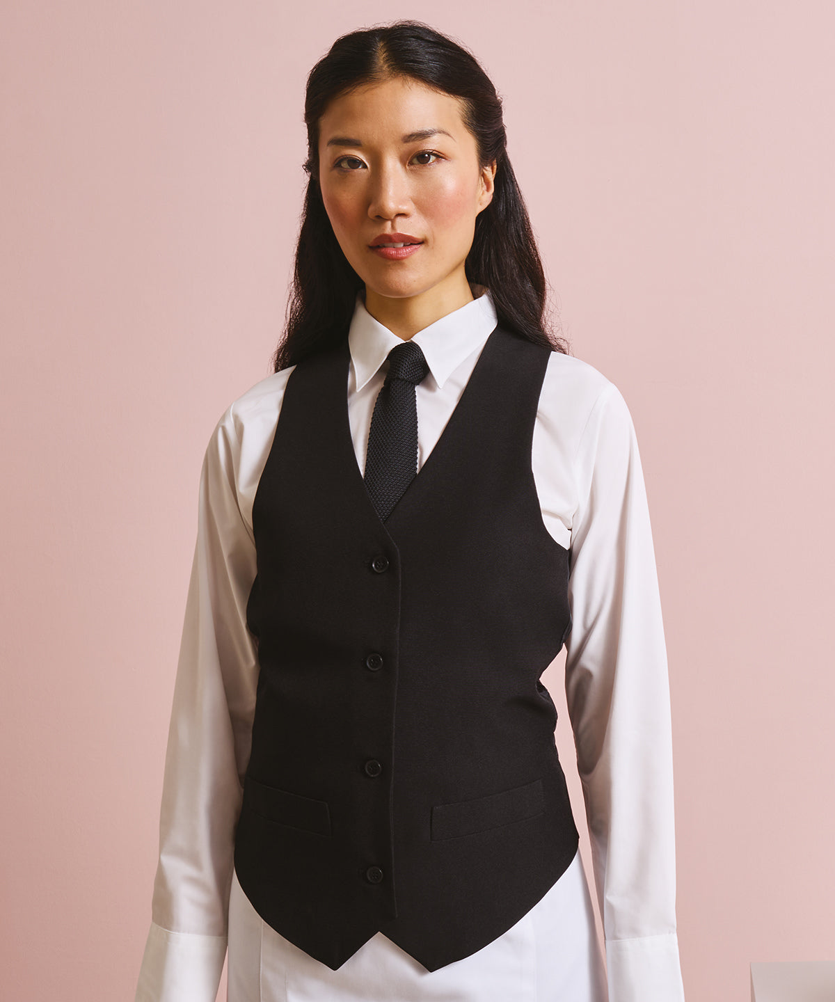 Premier Women's Lined Polyester Waistcoat Garment