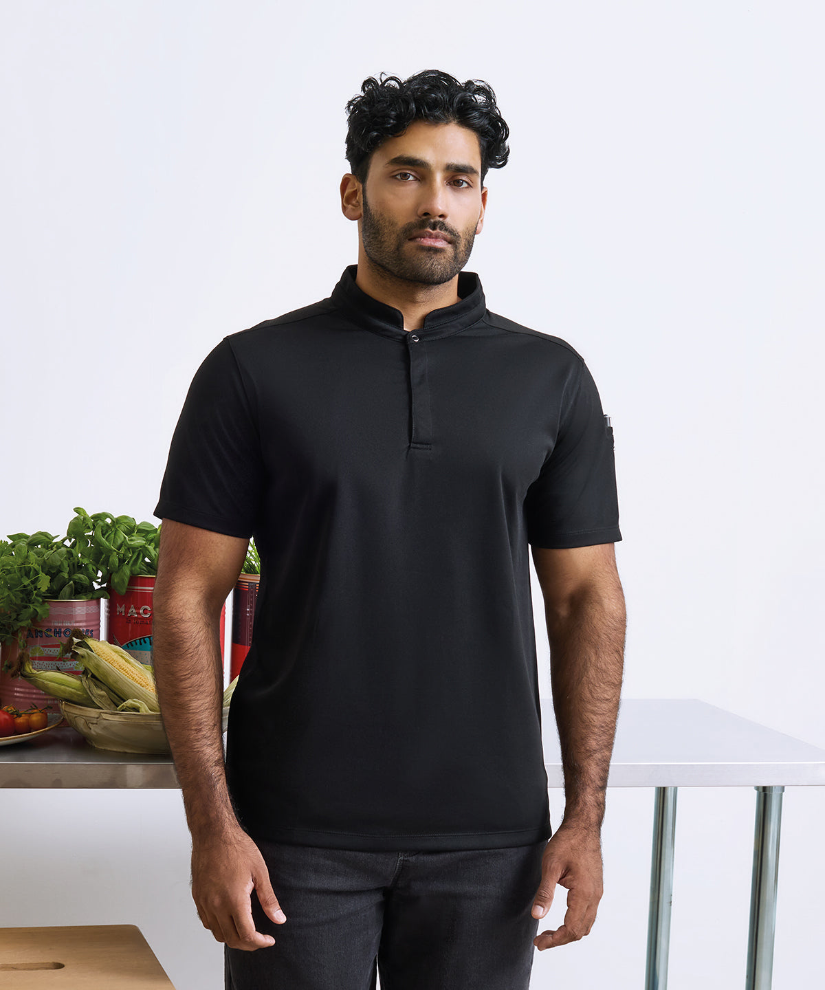 Premier Essential Coolchecker® Short Sleeve Chef’s Shirt – Custom Embroidered & Printed Shirts