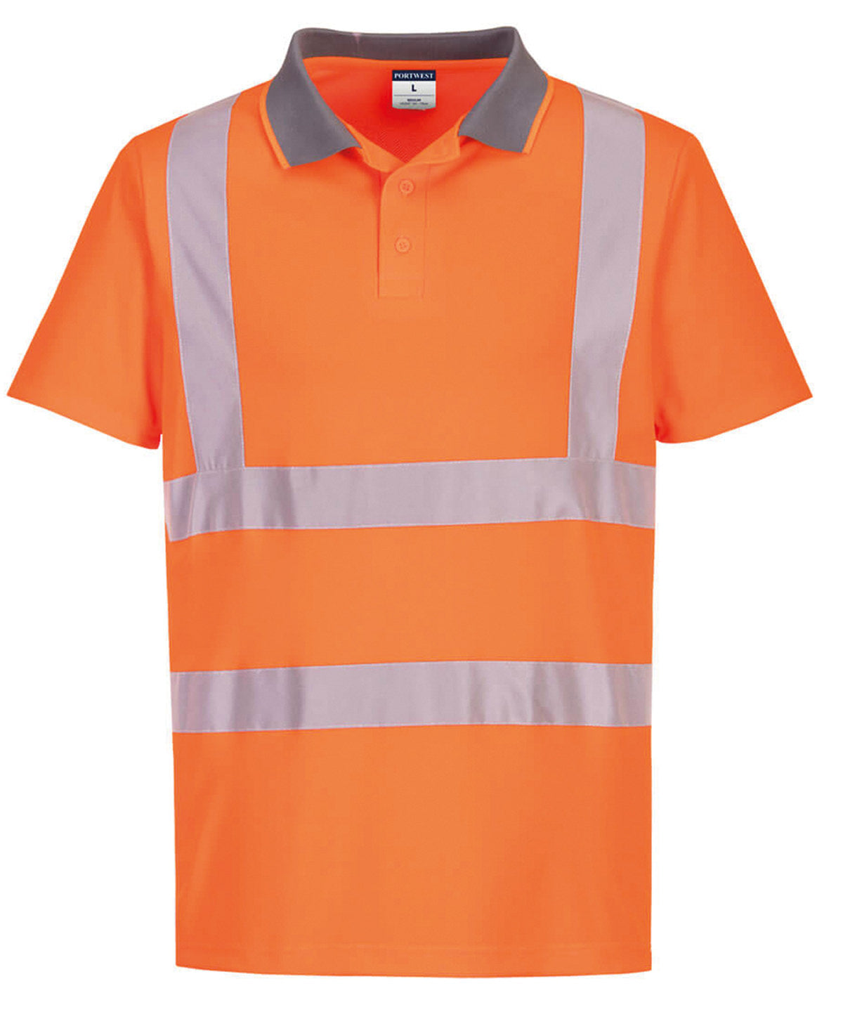 Portwest Eco Hi-vis Short Sleeve Polo (EC10) – Custom Embroidered & Printed Polo Shirts