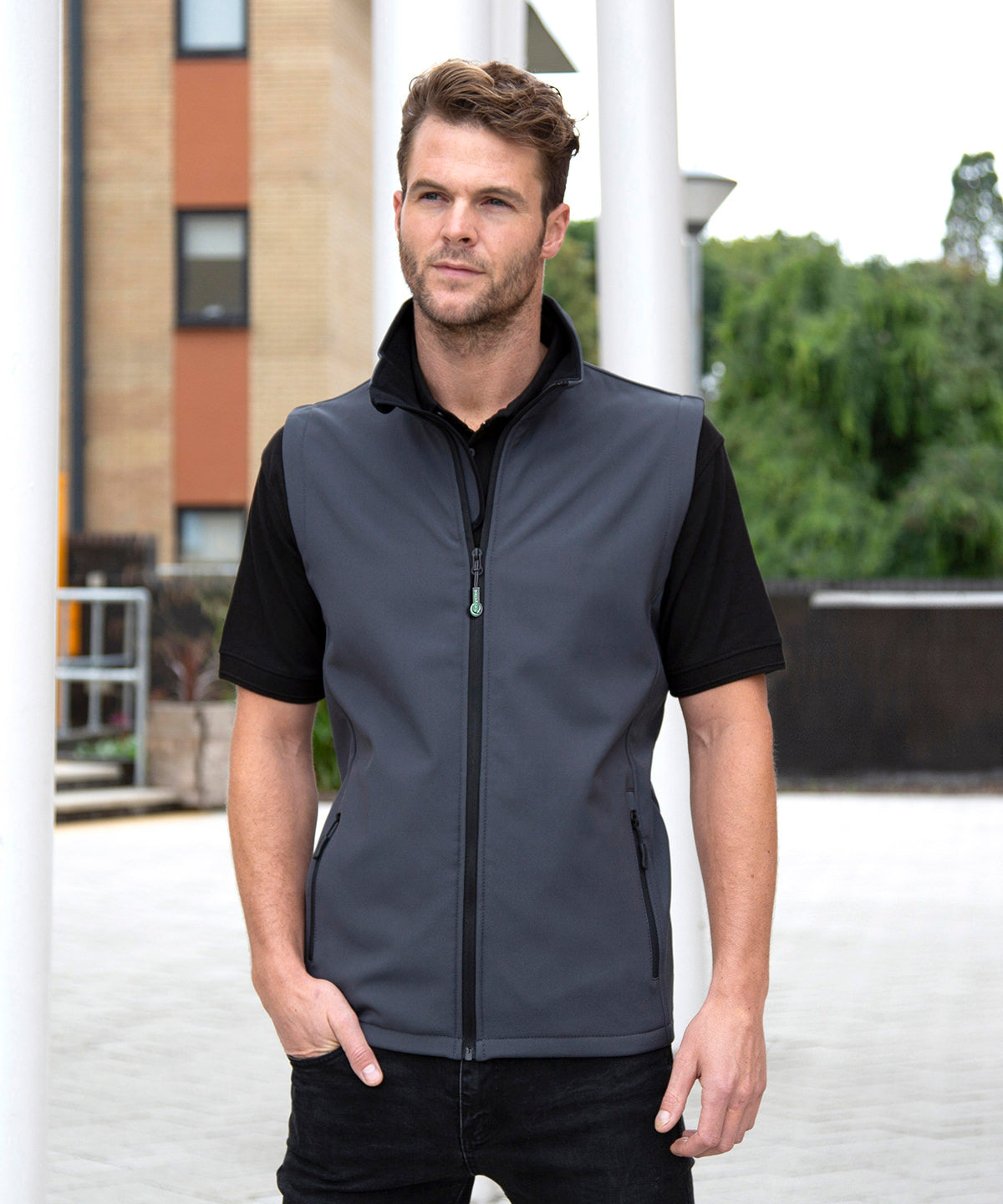 Result Core Printable Softshell Bodywarmer Gilet