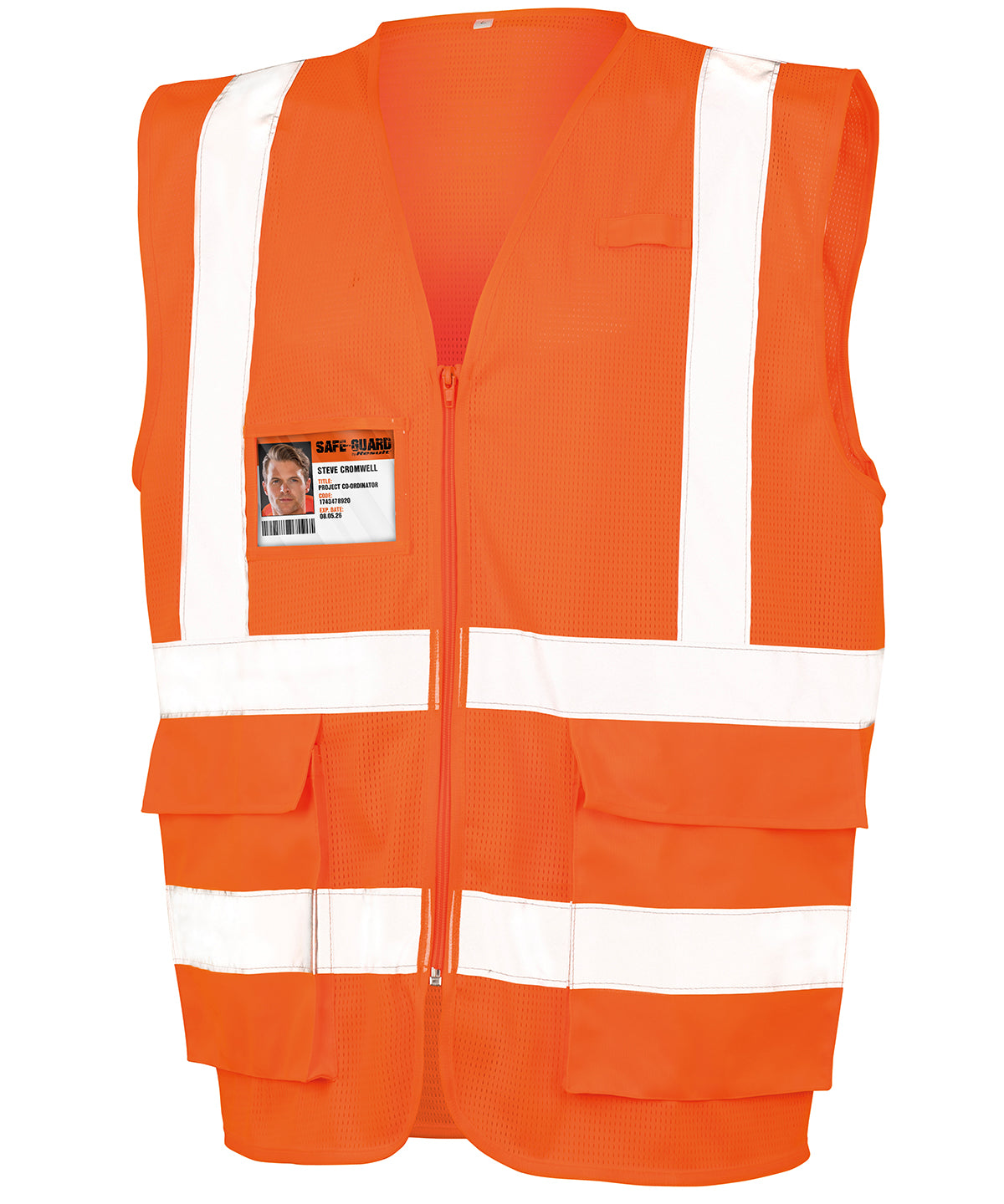 Result Safeguard Executive Cool Mesh Safety Vest Garment – Custom Embroidered & Printed Safety Vests