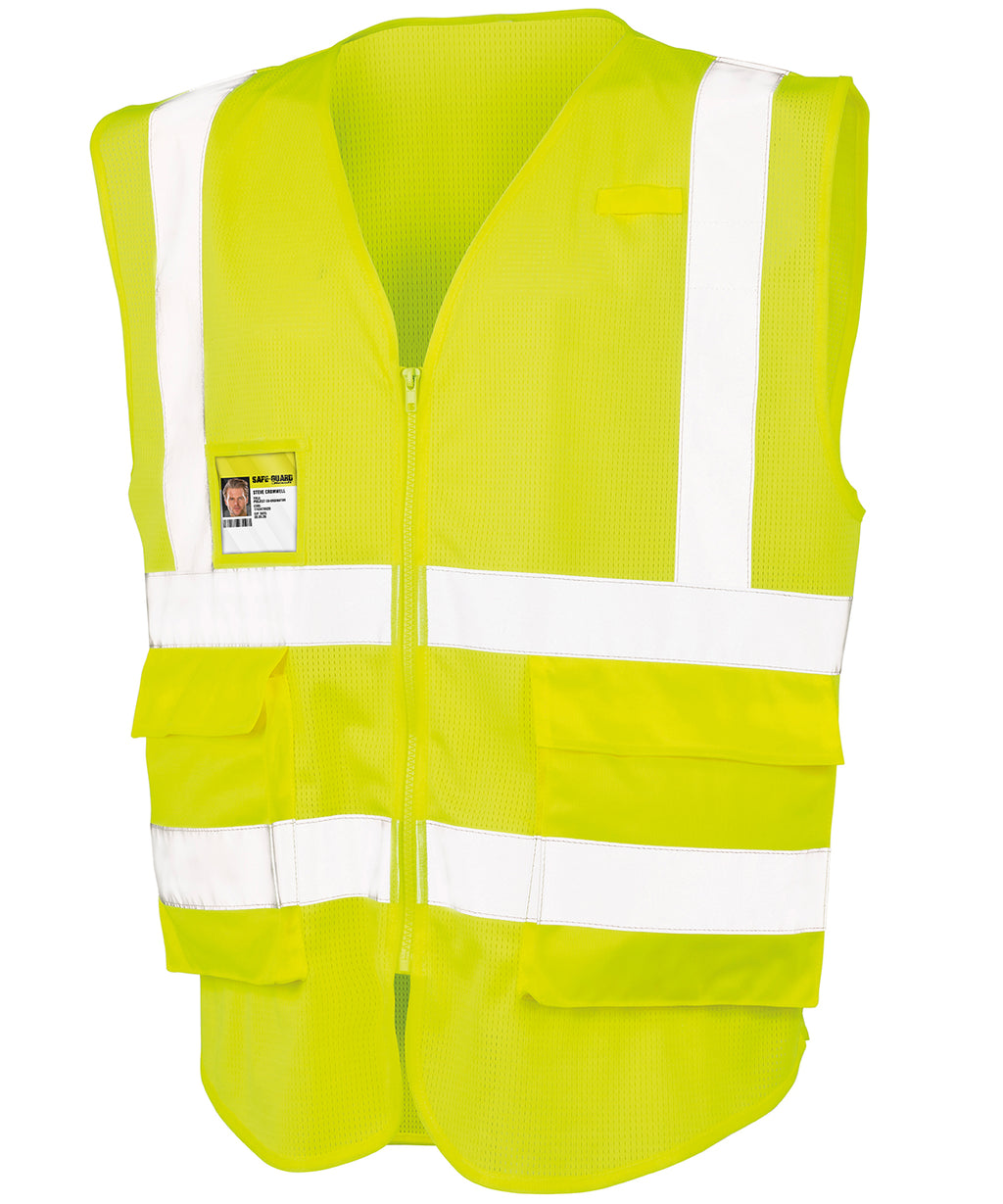Result Safeguard Executive Cool Mesh Safety Vest Garment – Custom Embroidered & Printed Safety Vests