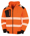 Result Recycled Recycled Robust Zipped Safety Hoodie – Custom Embroidered & Printed Hoodies
