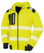 Result Recycled Recycled Robust Zipped Safety Hoodie – Custom Embroidered & Printed Hoodies