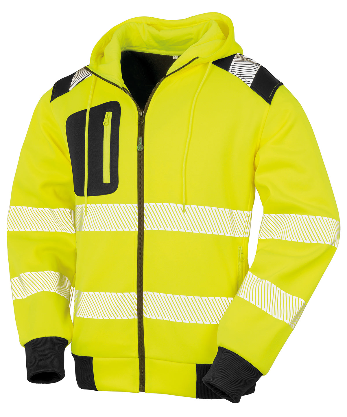 Result Recycled Recycled Robust Zipped Safety Hoodie – Custom Embroidered & Printed Hoodies