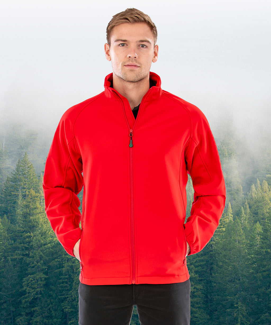 Result Recycled Men's Recycled 2-layer Printable Softshell Jacket