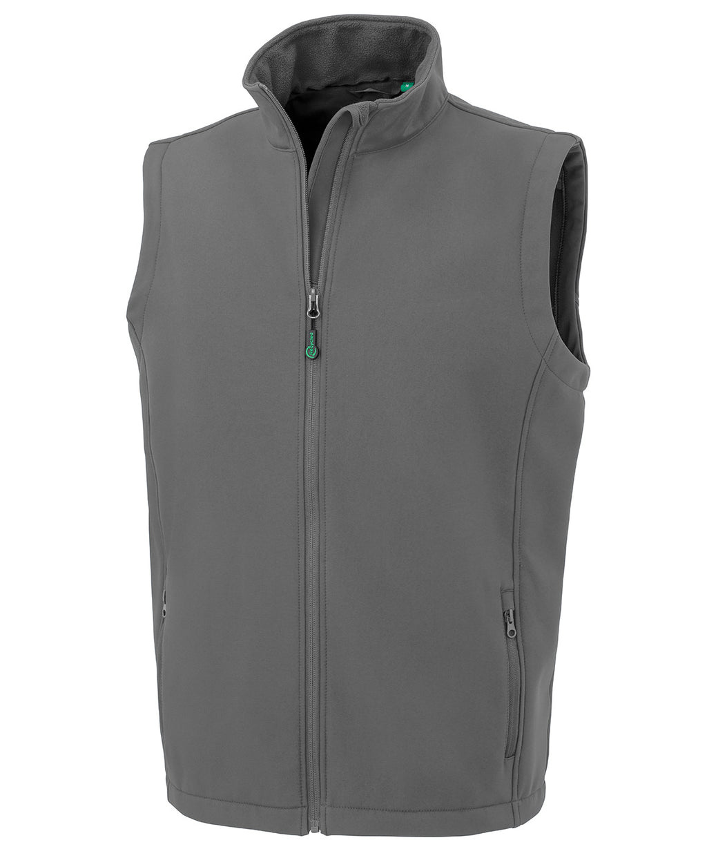 Result Recycled Men's Recycled 2-layer Printable Softshell Bodywarmer Gilet – Custom Embroidered & Printed Gilets