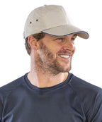 Result Headwear Printers Plush Cotton 5-panel Cap Garment