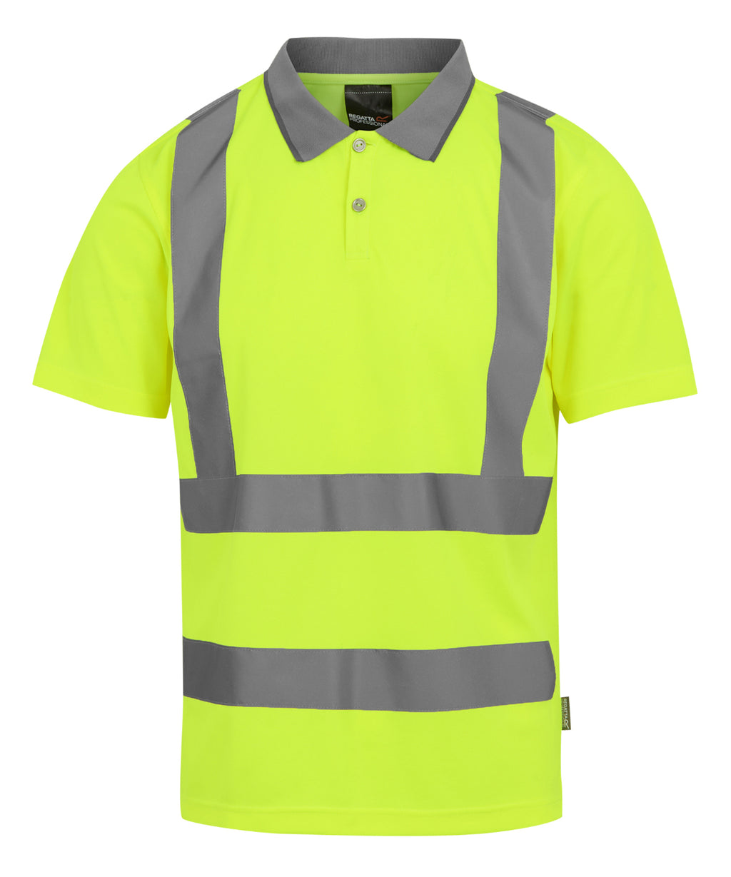 Regatta High Visibility Hi-vis Pro Contract Polo Shirt – Custom Embroidered & Printed Polo Shirts