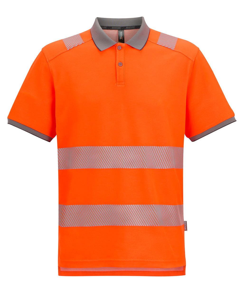 Regatta High Visibility Hi-vis Pro Comfort Polycotton Polo Shirt – Custom Embroidered & Printed Polo Shirts