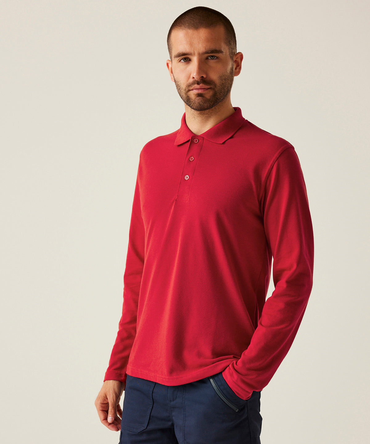 Regatta Professional Pro 65/35 Long Sleeve Polo Shirt