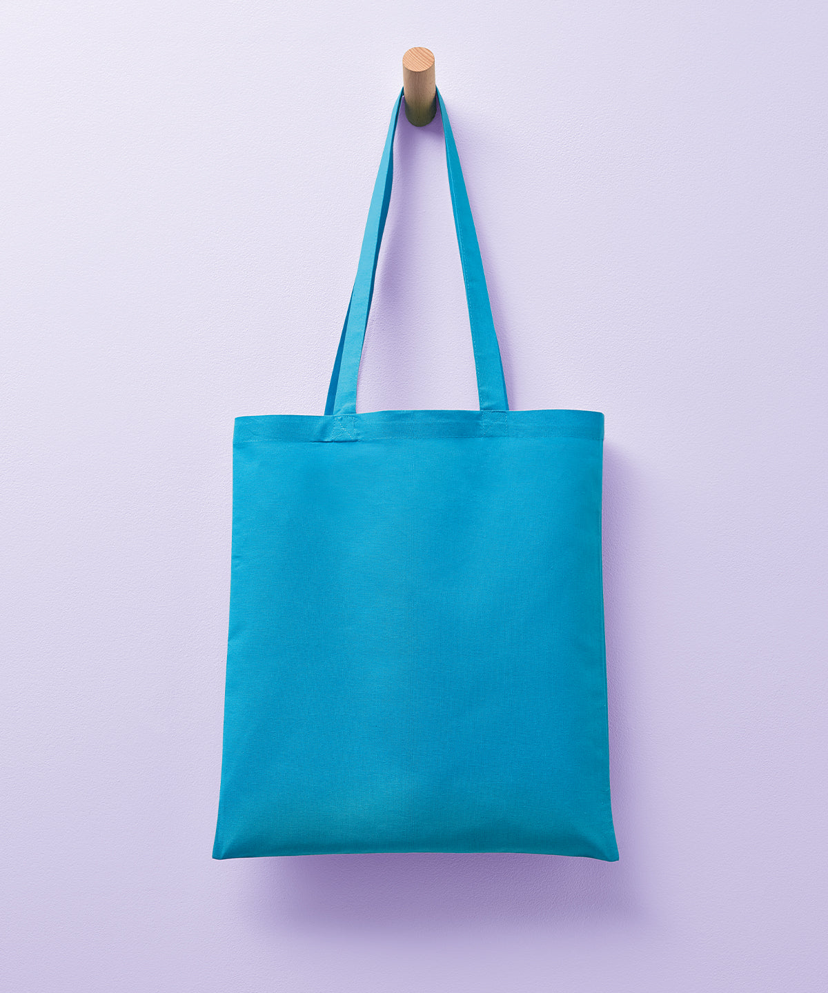 Nutshell® Cotton Shopper Long Handle Bag