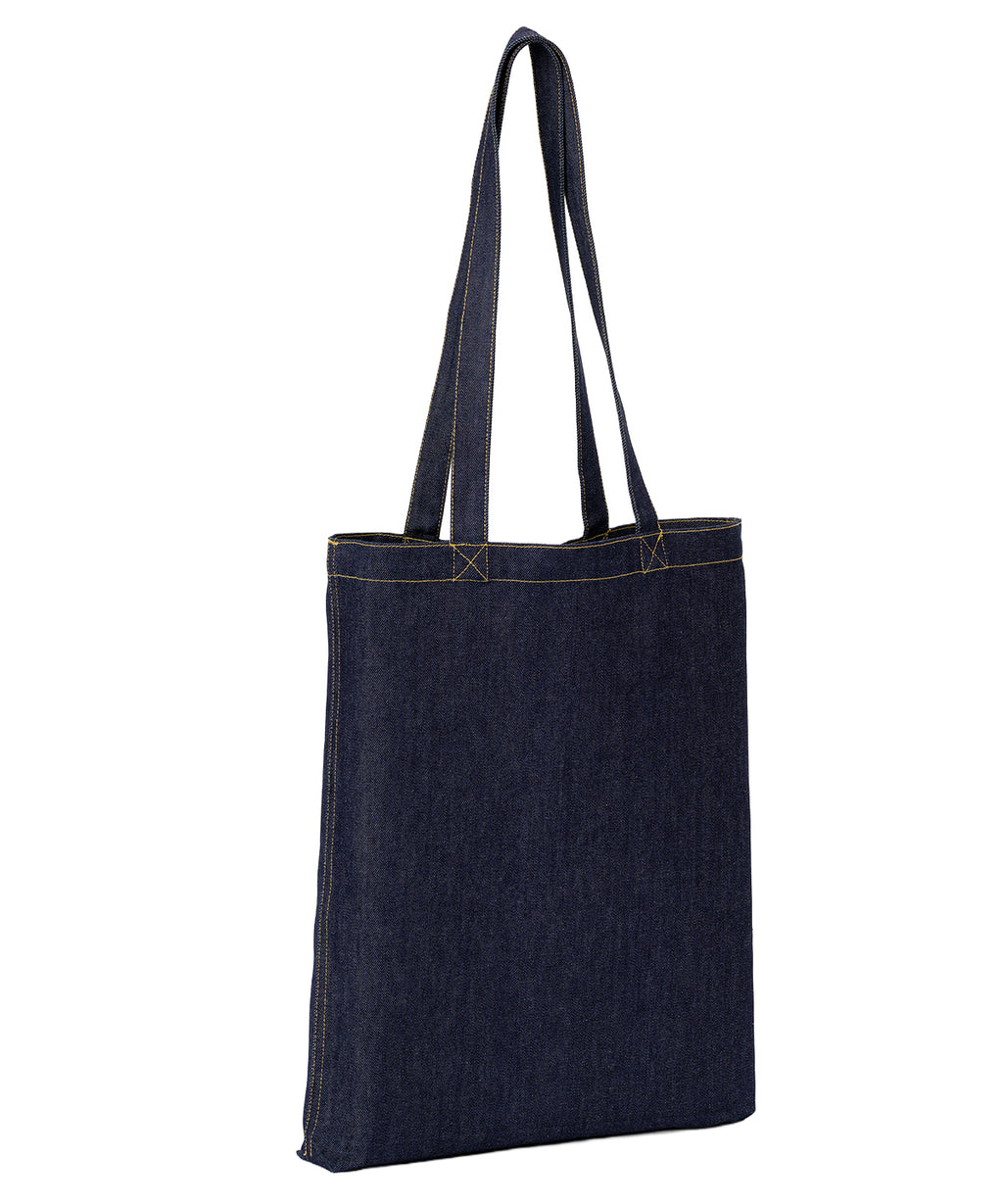 Nutshell® Denim ‘flat Base’ Shopper Bag – Custom Embroidered & Printed Bags