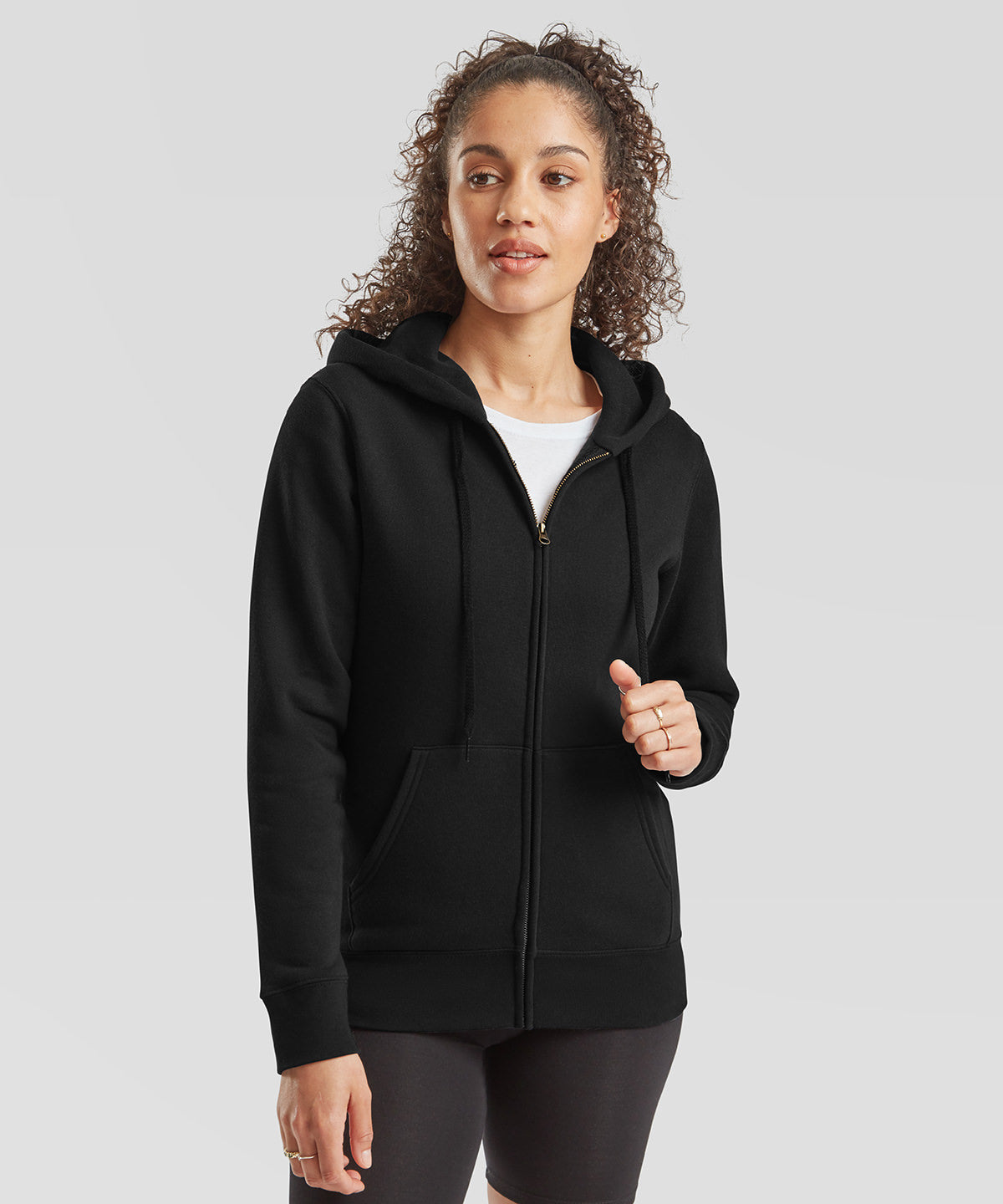 Fruit of the Loom Women's Premium 70/30 Hooded Sweatshirt Jacket Hoodie