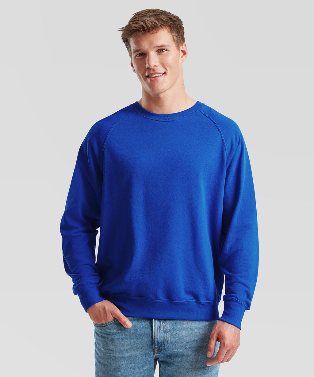 Fruit of the Loom Lightweight Raglan Sweatshirt