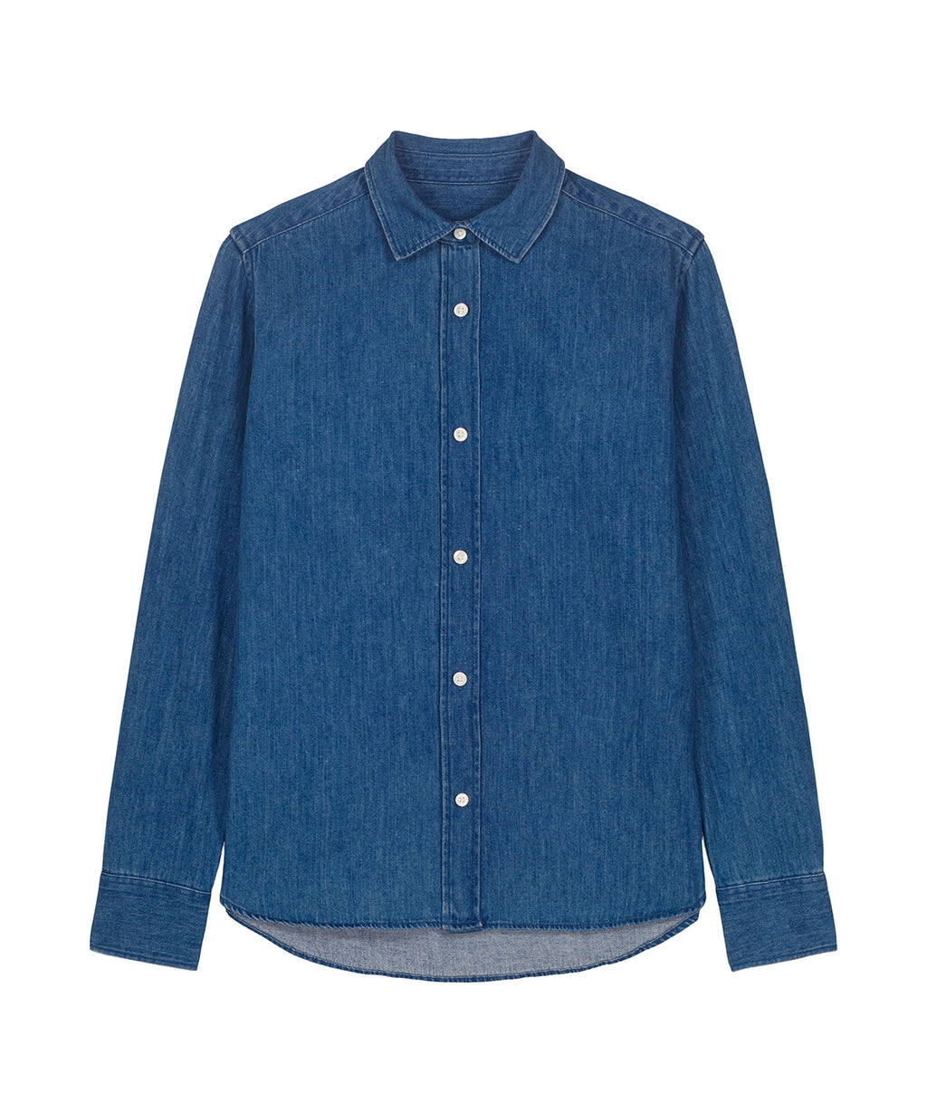 Stanley/Stella Stella Denim Shirt (STWW970) – Custom Embroidered & Printed Women's Shirts