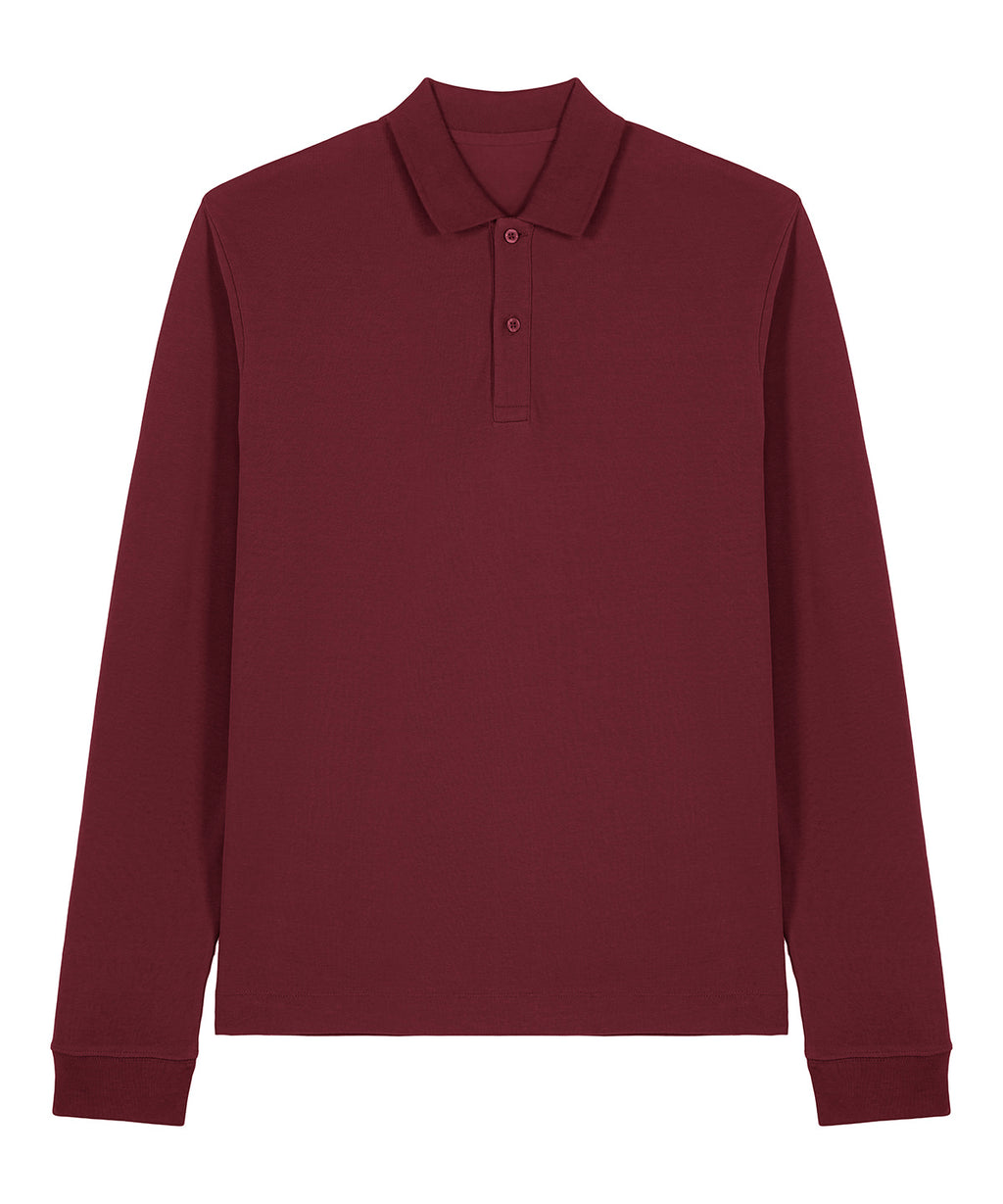 Stanley/Stella Prepster 2.0 Long Sleeve (STPU223) Polo Shirt – Custom Embroidered & Printed Polo Shirts