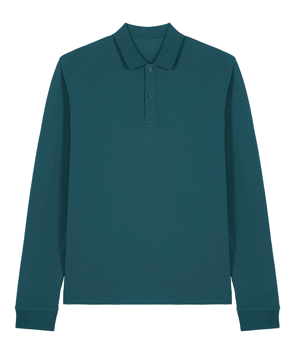 Stanley/Stella Prepster 2.0 Long Sleeve (STPU223) Polo Shirt – Custom Embroidered & Printed Polo Shirts
