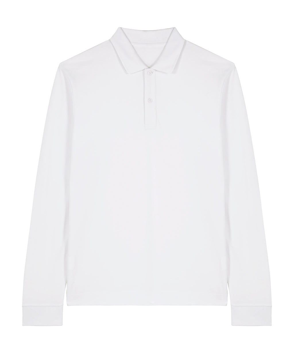 Stanley/Stella Prepster 2.0 Long Sleeve (STPU223) Polo Shirt – Custom Embroidered & Printed Polo Shirts