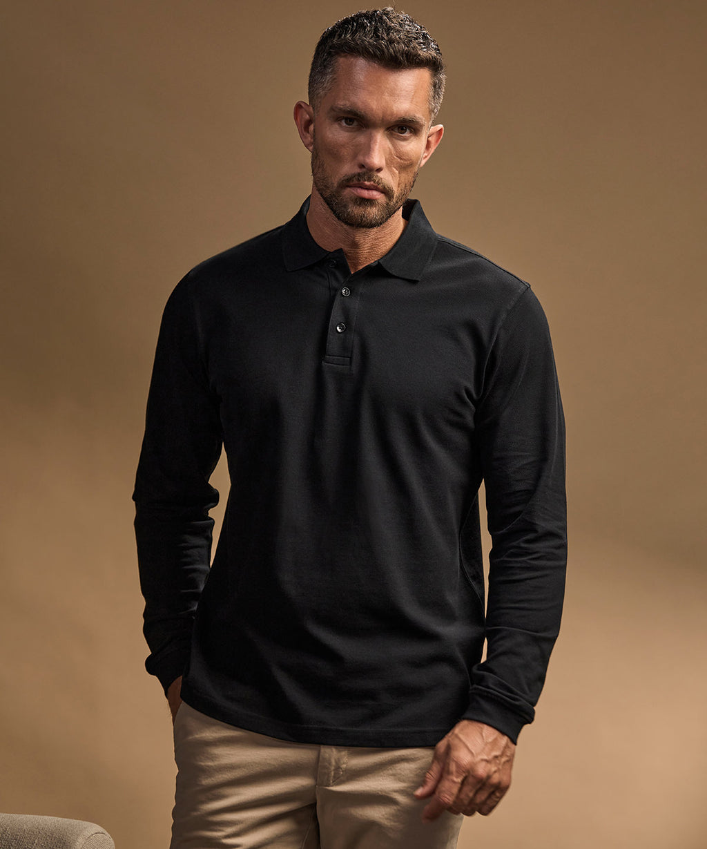 Tee Jays Luxury Stretch Long Sleeve Polo (1406)
