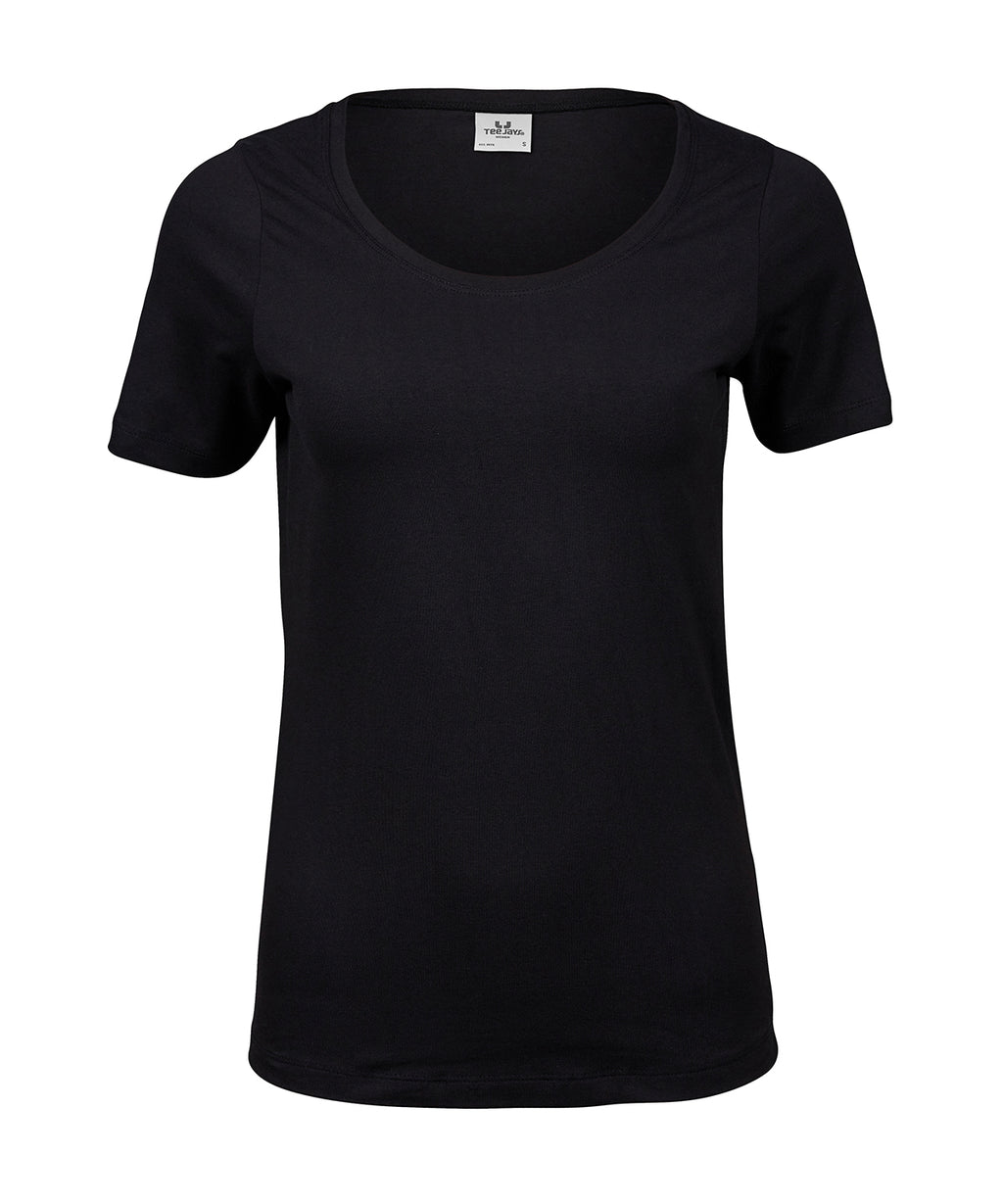 Tee Jays Women’s Stretch Tee (450) – Custom Embroidered & Printed T-Shirts