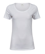 Tee Jays Women’s Stretch Tee (450) – Custom Embroidered & Printed T-Shirts