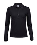 Tee Jays Women’s Luxury Stretch Long Sleeve Polo (146) – Custom Embroidered & Printed Polo Shirts