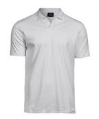 Tee Jays Luxury Stretch V-neck Polo (1404) – Custom Embroidered & Printed Polo Shirts