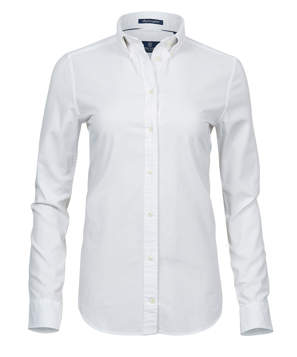 Tee Jays Women’s Perfect Oxford Shirt (4001) – Custom Embroidered & Printed Shirts
