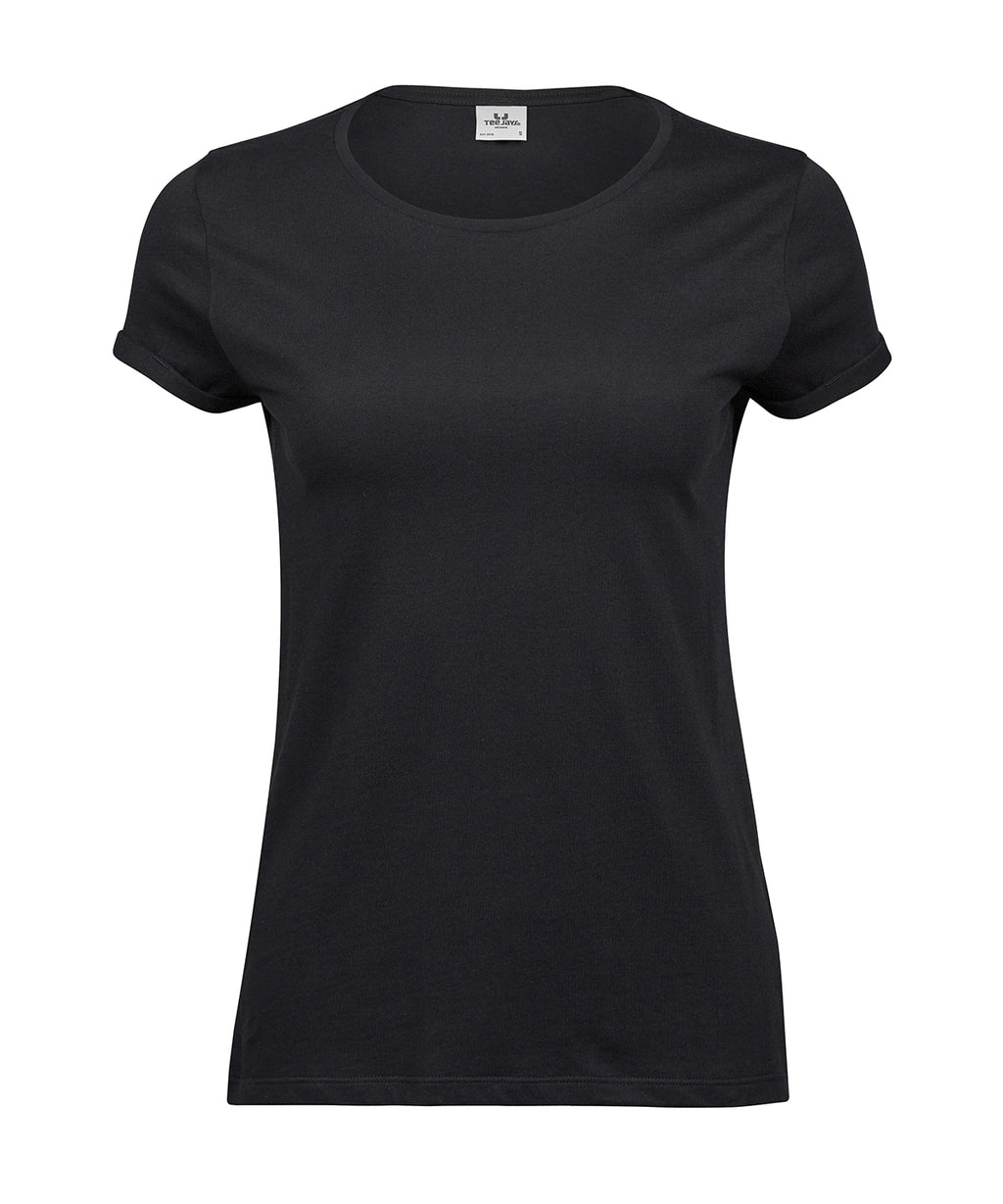 Tee Jays Women’s Roll-up Tee (5063) – Custom Embroidered & Printed T-Shirts